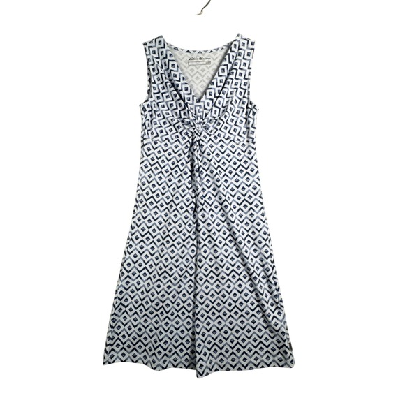 Eddie Bauer Tank‎ Dress Geometric Print Sleeveless Casual Sundress XS - Picture 1 of 9